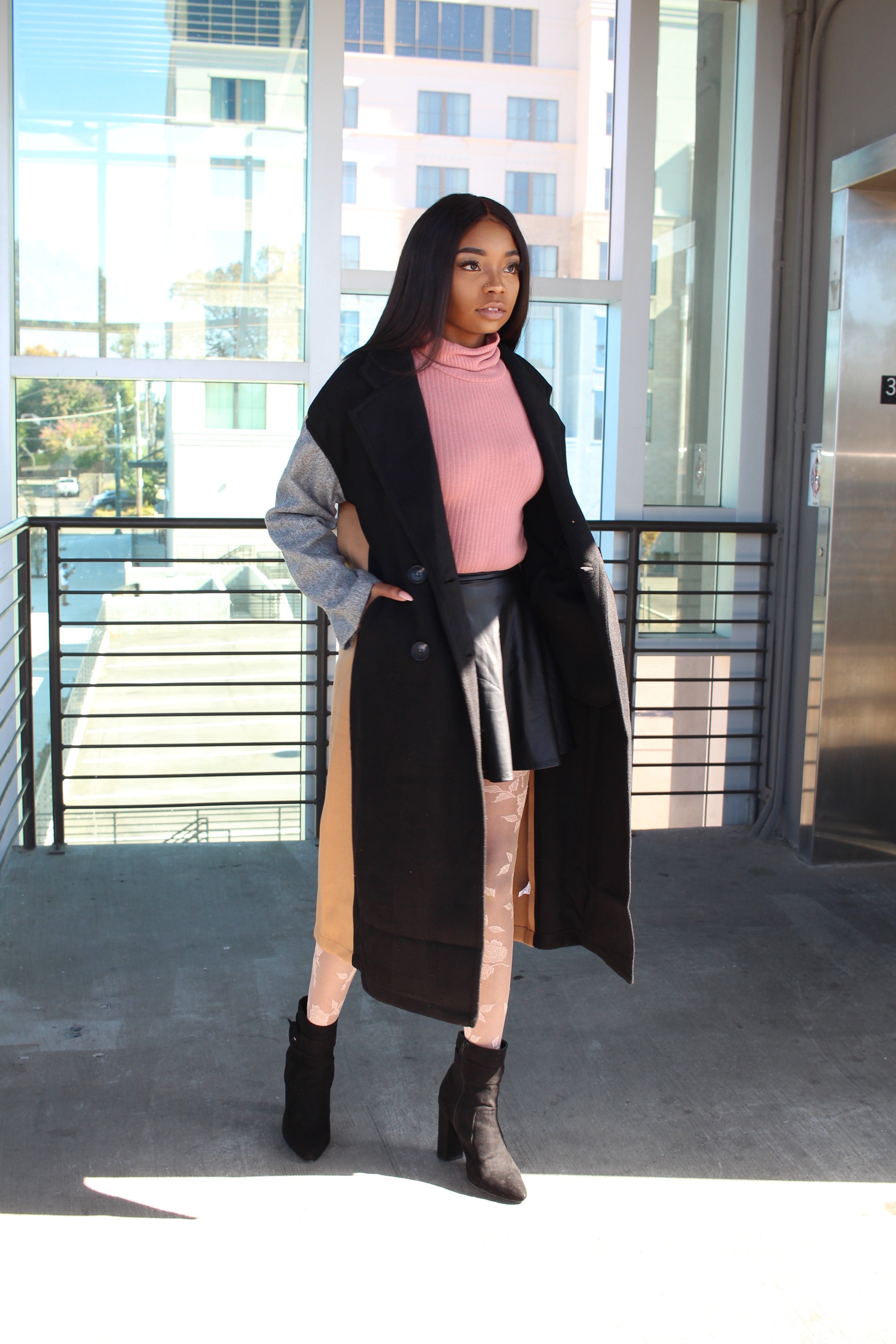 It’s Not Personal | Oversized Peacoat