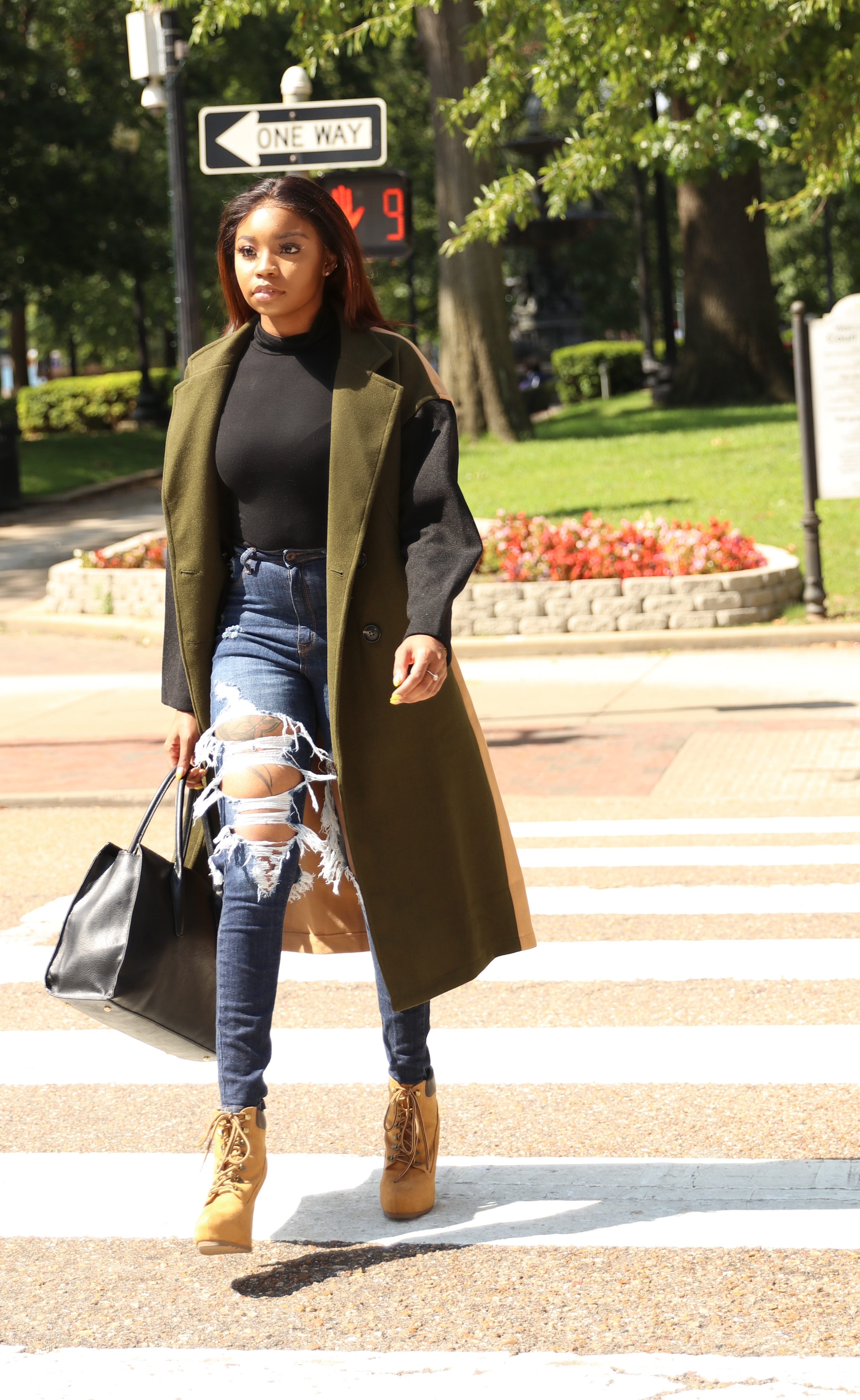 It’s Not Personal | Oversized Peacoat